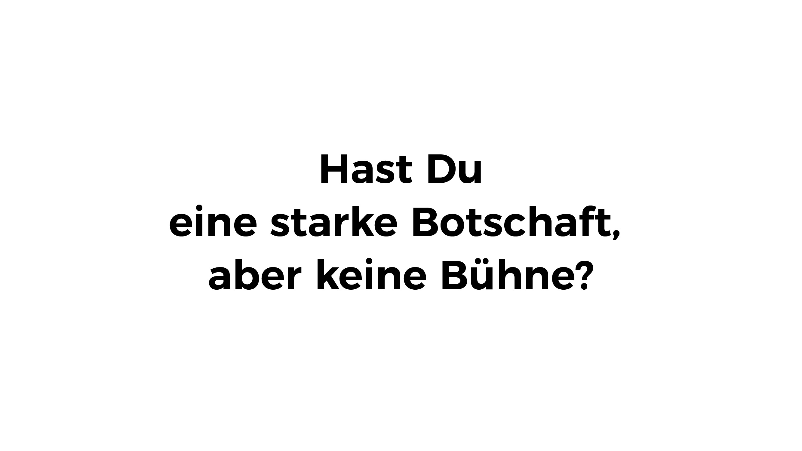 ActiveSpeaker: Profil, Sichtbarkeit und Bewerbung