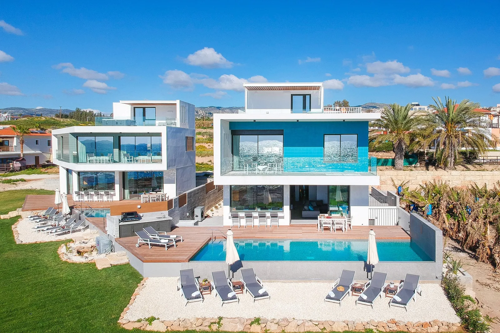 Vorderansicht Villa Vista in Pahos