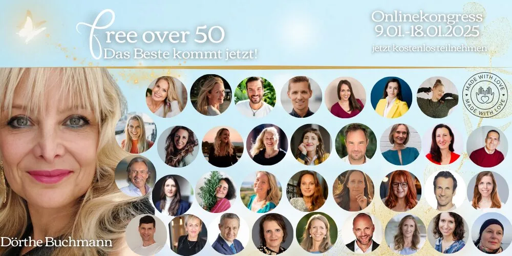 Free over 50 – Das Beste kommt jetzt! – Kongressmotiv