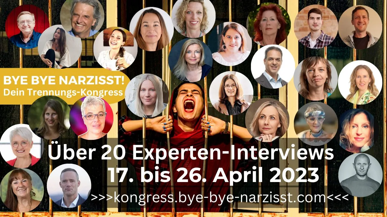 BYE BYE NARZISST! Dein Trennungs-Kongress – Kongressmotiv