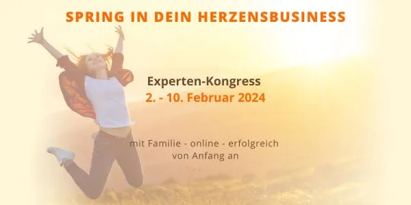 Spring in Dein Herzensbusiness – Kongressmotiv