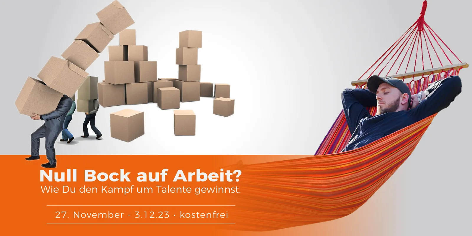 Null Bock auf Arbeit – Kongressmotiv