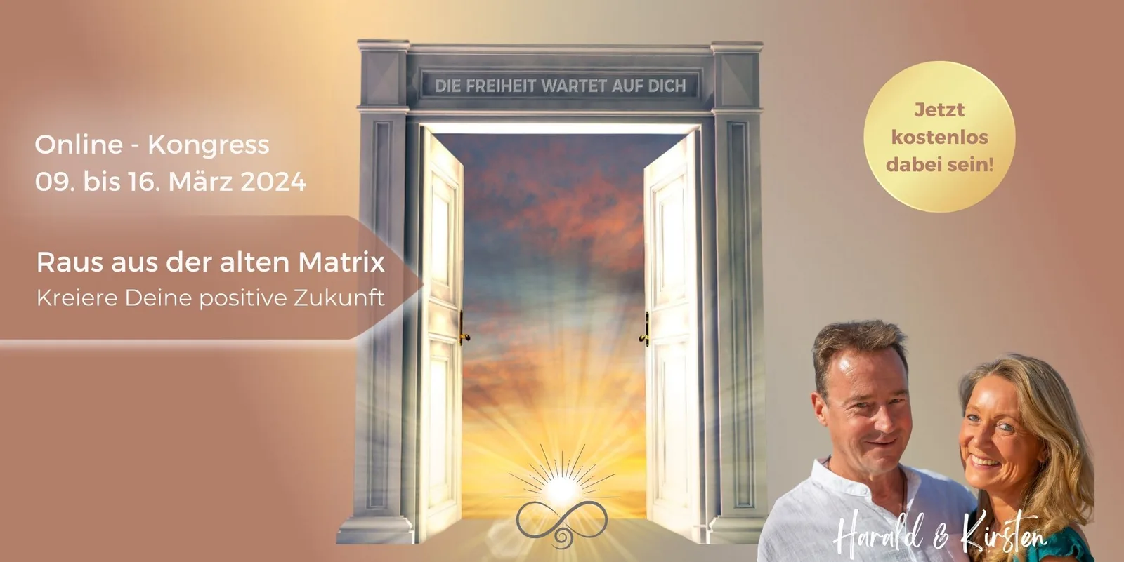 Raus aus der alten Matrix – kreiere Deine positive Zukunft – Kongressmotiv
