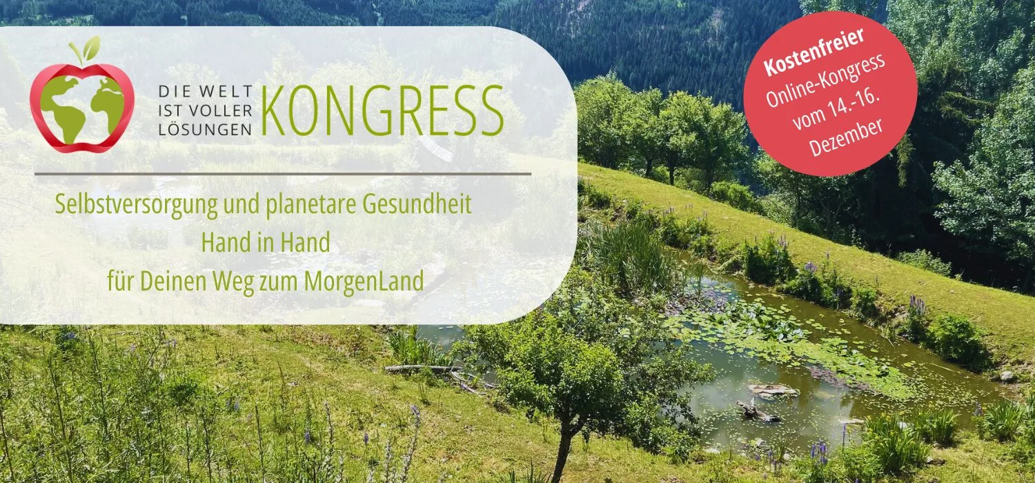 Die Welt ist voller Lösungen – Kongressmotiv