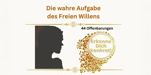 Erkenne Dich konkret und Freier Wille! – Kongressmotiv