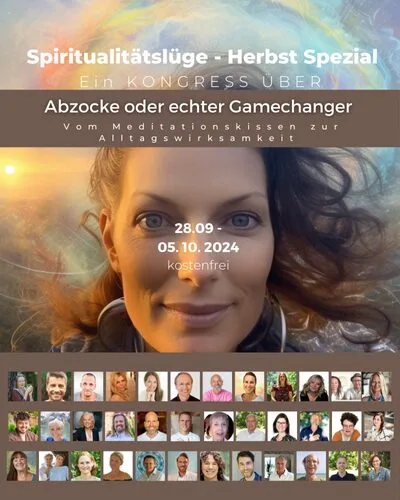 Die Spiritualitätslüge – Abzocke oder echter Gamechanger – Kongressmotiv