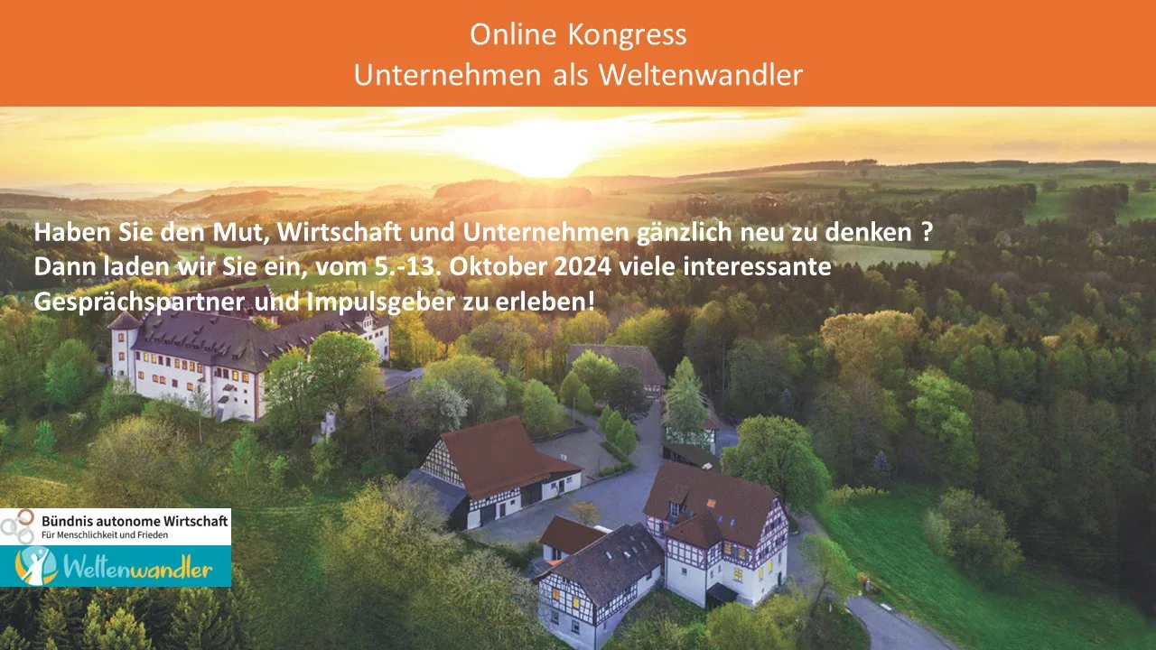 Unternehmen als Weltenwandler – Kongressmotiv
